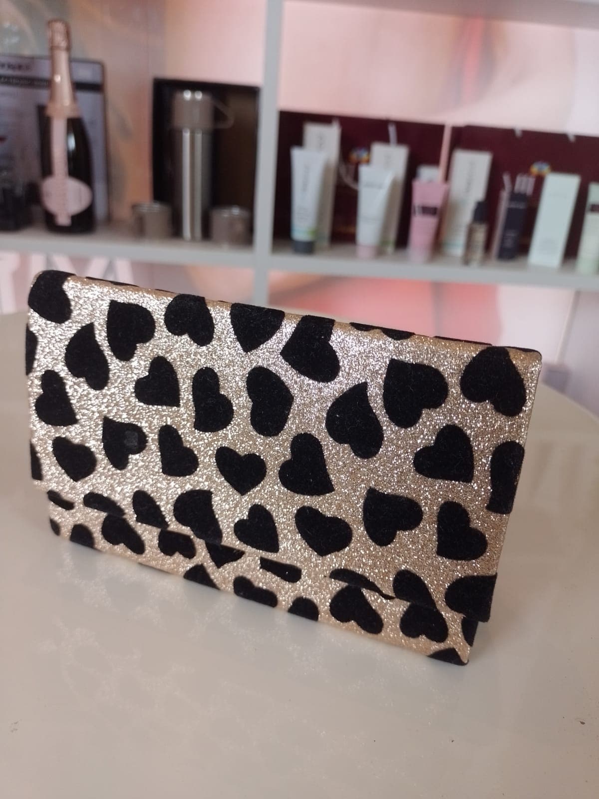 Bolsa Carteira de Festa Corações
