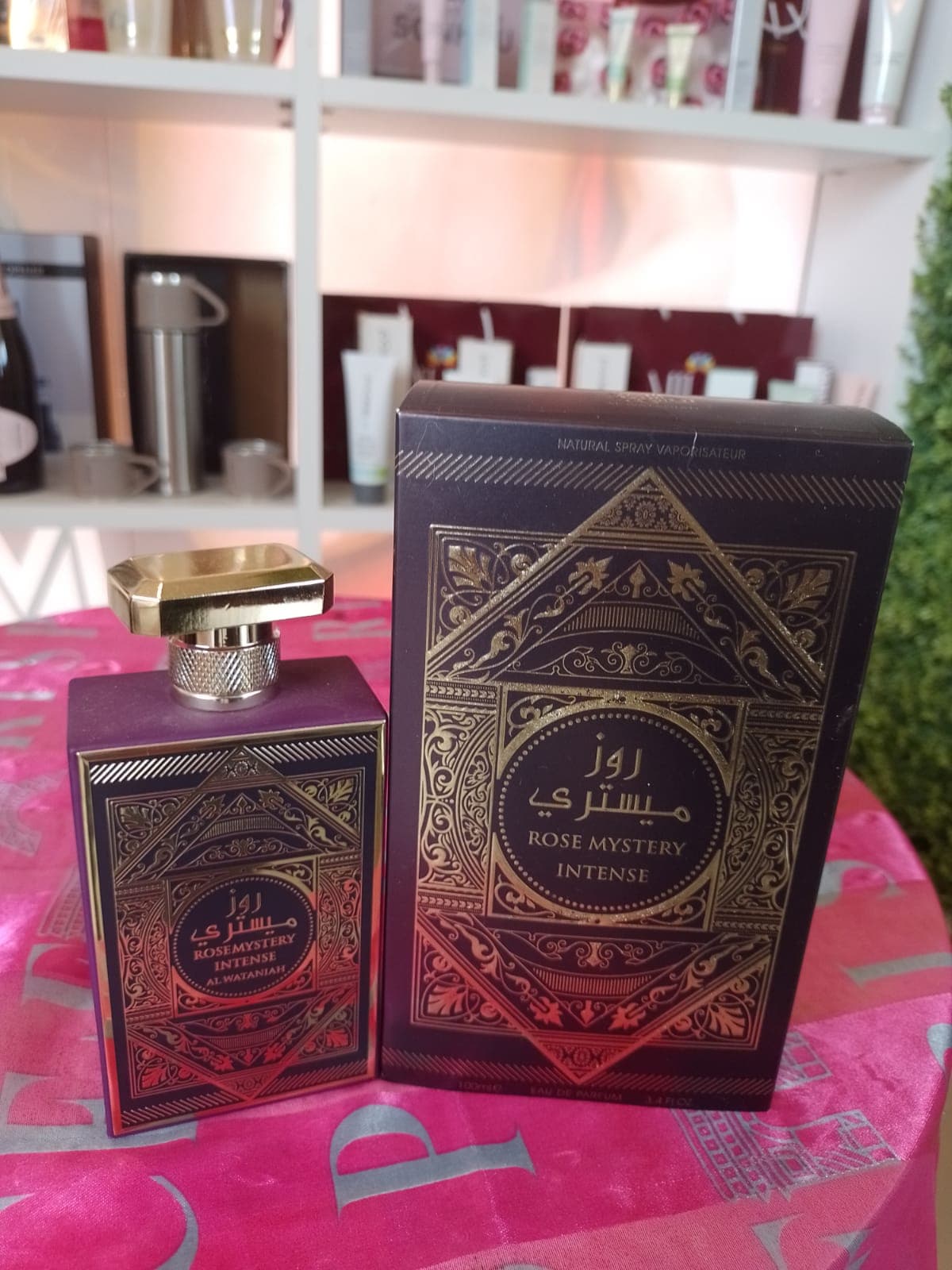 Kit Perfume Rose Mystery Intense + Relógio