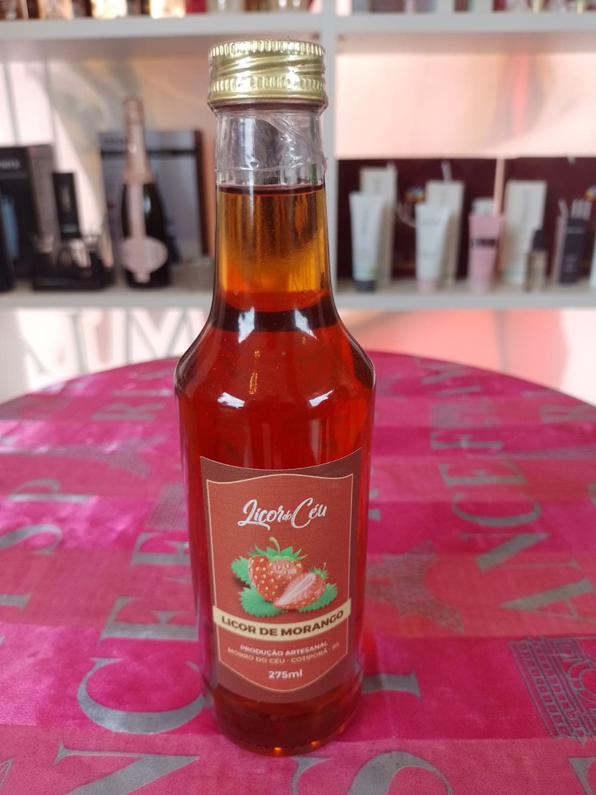 Licor do Céu Sabor Morango