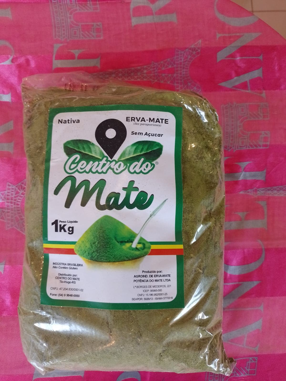 Erva-Mate Centro do Mate 1Kg
